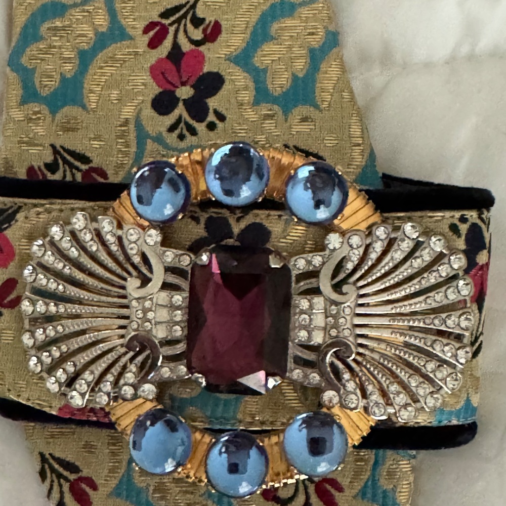 Stunning Miu Miu Sandals With Colored Gemstones. … - image 3